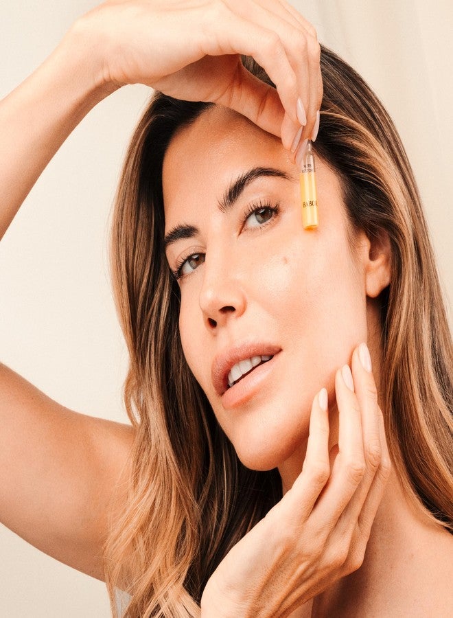 بابور أمبولات سيروم بابور المغذي والمرمم للوجه، لبشرة صحية ومغذية بعمق، تركيبة نباتية، مع أحماض أمينية وزيت الأرغان، مركزات أمبولات، 7 × 2 مل - Image 4